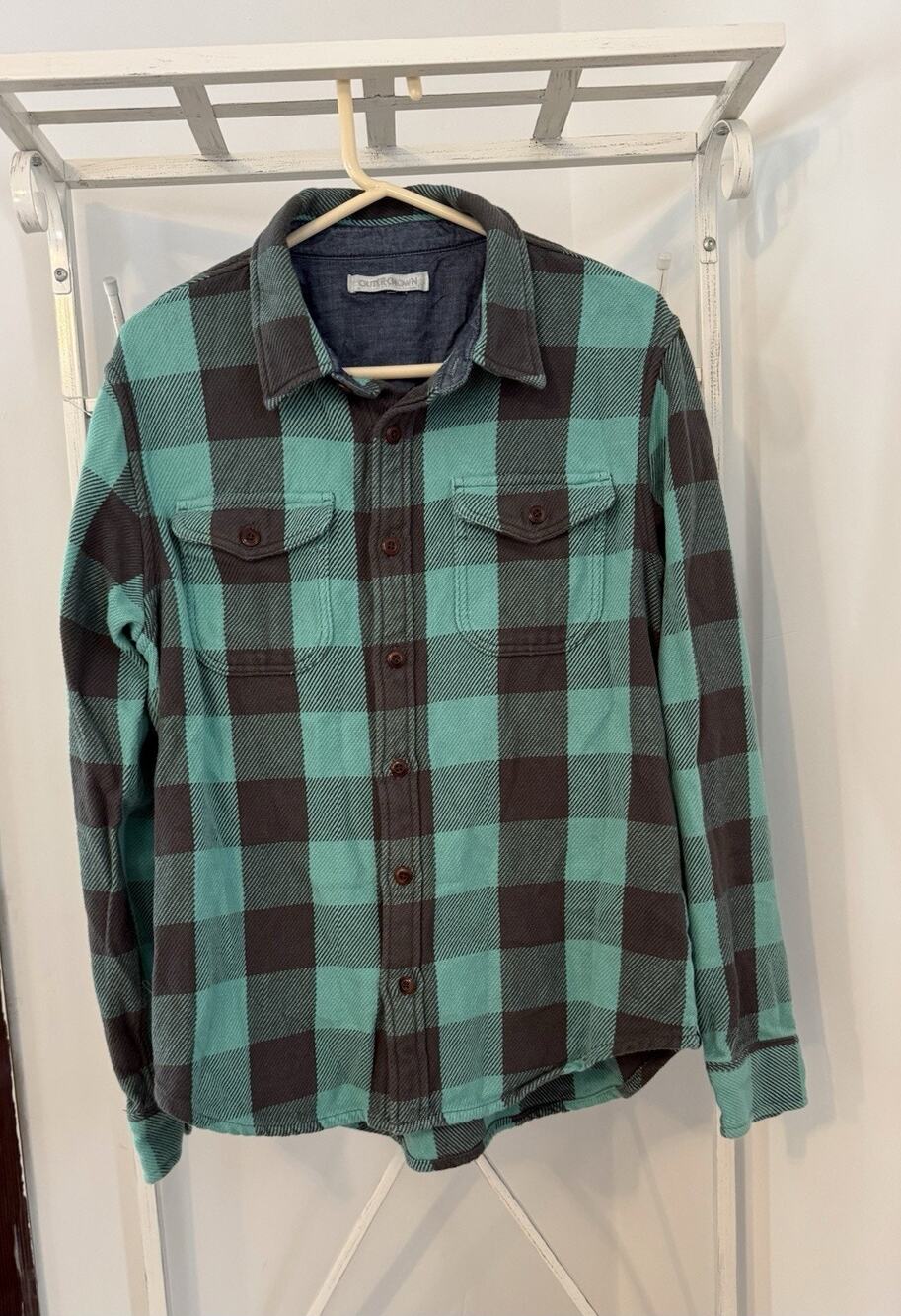 Outerknow blanket shirt Crafted from premium heavyweight organic cotton twil Lg